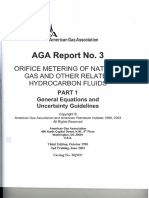 Aga Report No 3 Orifice Metering of Natural Gas Part1 (A) (2003) PDF