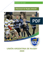 Reglamento Nacional de Rugby Infantil 2020 PDF