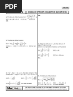 Xercise: Single Correct (Objective Questions)