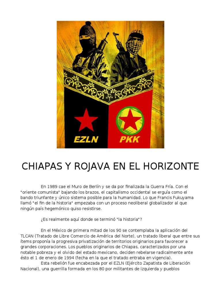 Chiapas y Rojava: Revoluciones Libertarias | PDF | Partido de los ...