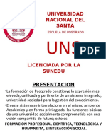 EXPOSICION UNIVERSIDAD NACIONAL DEL SANTA 2020