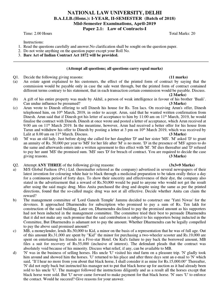 30 Sem Mid Sem Apr 30019  PDF  Insanity Defense  Government
