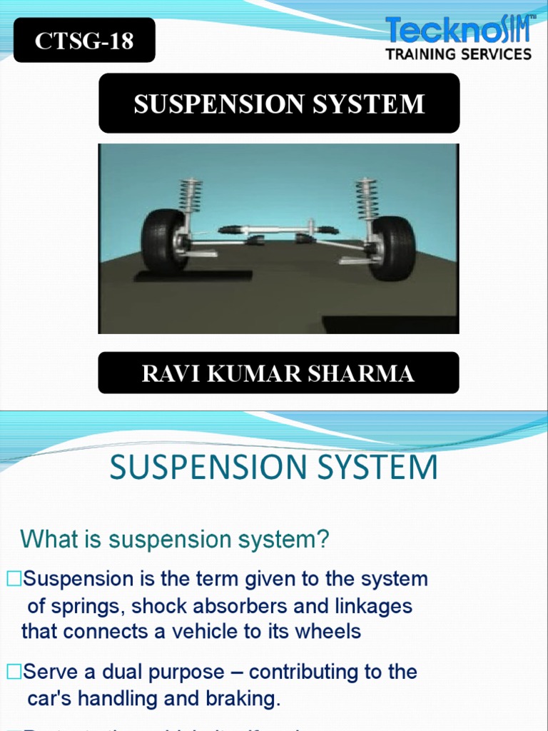 Suspension System PDF Vehicle Industry Vehicle Parts