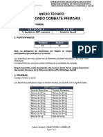 Anexo Técnico Estatal Taekwondo Kireugi Primaria 2018-2019 PDF