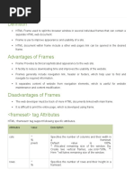 HTML Frame Tutorial