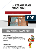 Kaidah Kebahasaan Resensi Buku Lini