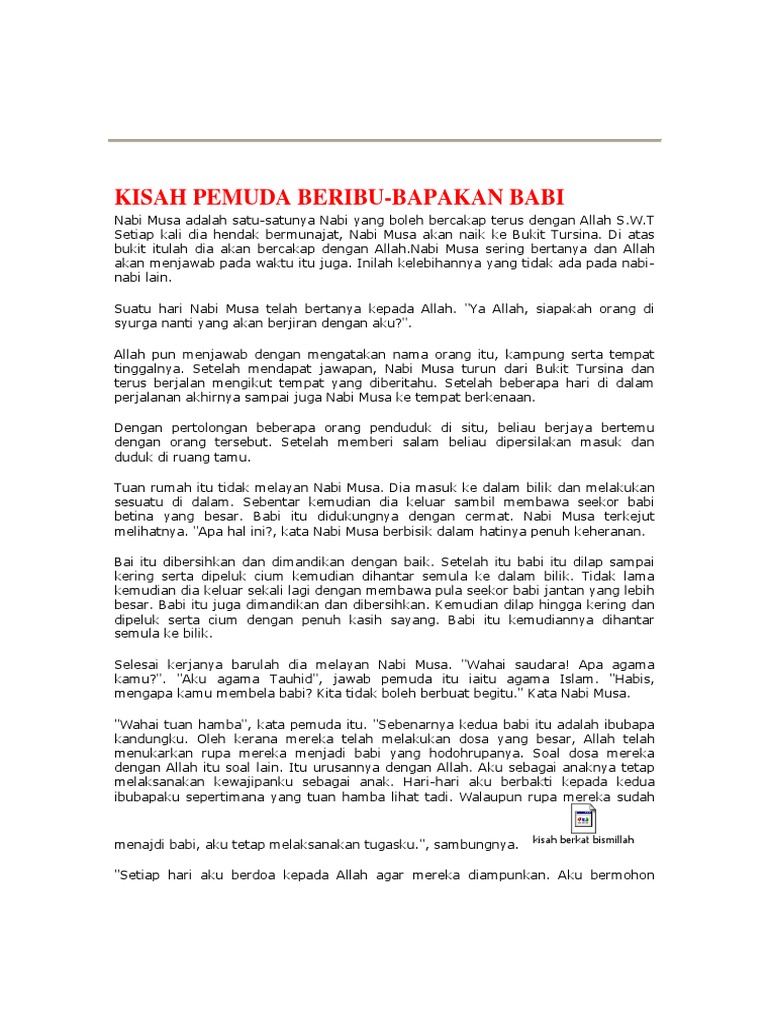 Kisah Berkat Bismillah Pdf