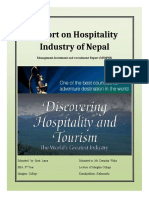 Report On Hospitality Industry of Nepal: Management, Investment and Recruitment Report (MN6P03)