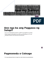 Ppp. Paggawa NG Salapi