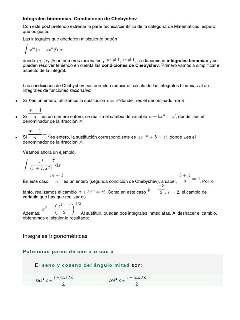 Método de Chebyshev | PDF