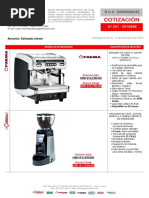 Coti Maq - 16619 - Estimado Cliente - Maq. Faema Enova A1 en Super Combo