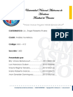 Primer Avance Analisis Numerico Matlab