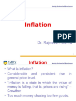Inflation: Dr. Rajneesh Mishra