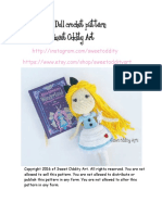 Alice Doll Crochet Pattern Sweet Oddity Art