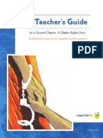 A Teachers Guide To A Second Chance A Gladue Rights Story Eng