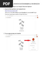 Steps To Use Google Classroom Software:: Sant Longowal Institute of Engineering & Technology