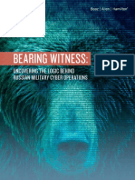 Bearing Witness Uncovering The Logic Behind Russian Military Cyber Operations 2020 PDF