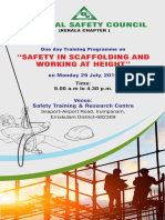 One Day Training Programme On Safety in Scaffolding and Working at Height