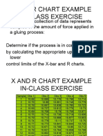 X-Bar and R Chart Analysis for Gluing Process Control