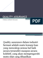 Quality Assurance