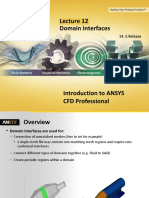 Domain Interfaces Ansys CFX 16.0