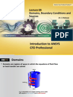 Introduction To ANSYS CFD Professional: Domains, Boundary Conditions and Sources