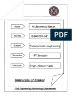 Muhammad Umar: University of Sialkot