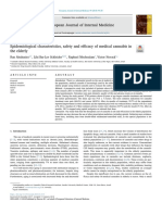 Epidemiological Characteristics, Safety and Efficacy of Medical Cannabis in Elderly