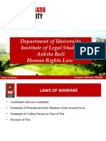Department of University Institute of Legal Studies Ankita Bali Human Rights Law