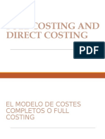 Resumen Tema Full Costing and Direct Costing