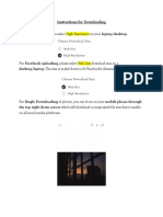 Instructions For Downloading