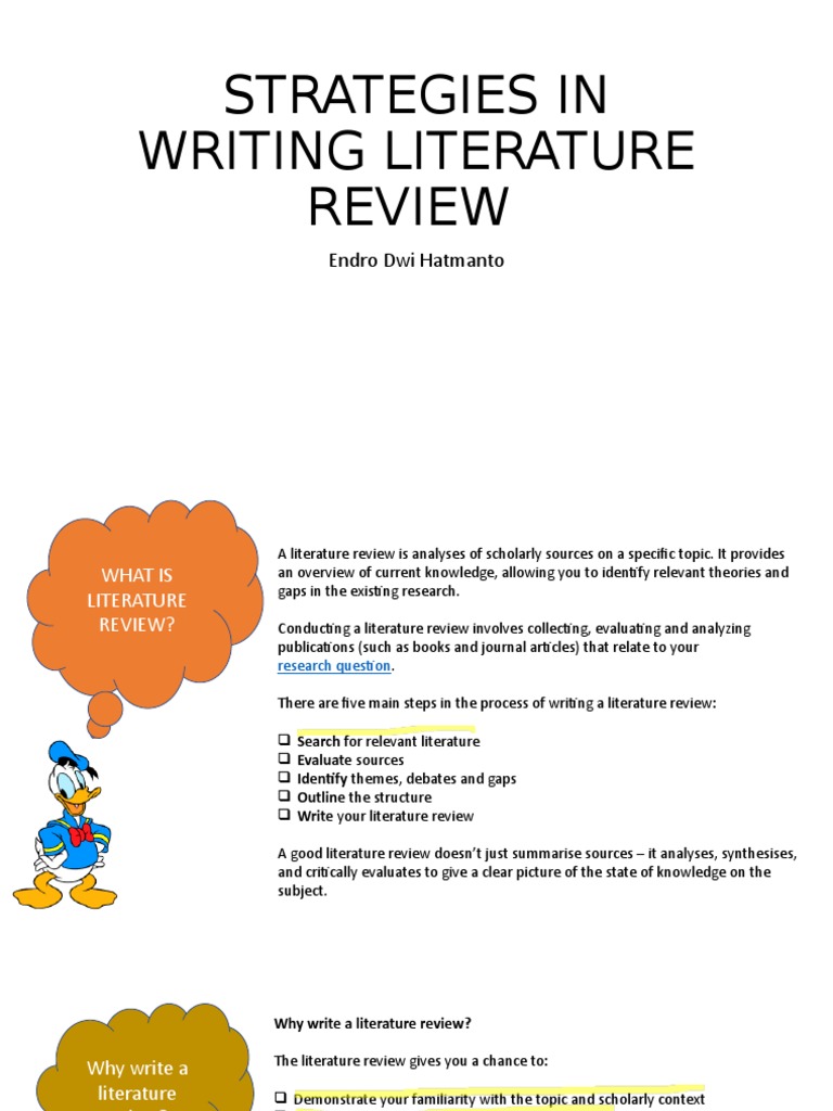 Steps in Writing Literature Review | PDF | Theory | Justification