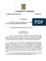 L E G E privind sistemul de pensii şi alte drepturi de asigurări sociale al notarilor publici din România