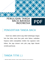 Penulisan Tanda Baca Bahasa Indonesia