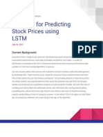 Proposal For Predicting Stock Prices Using LSTM: Rajat Dhyani