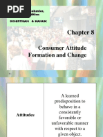 Consumer Attitude Formation and Change: Consumer Behavior, Eighth Edition Schiffman & Kanuk