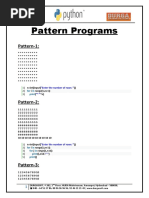 Pattern Program PDF