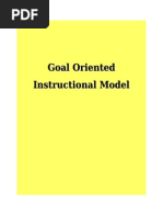 Download Goal Oriented Instructional Model by EduOctober Moon SN45494248 doc pdf