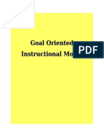 Goal Oriented Instructional Model