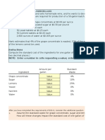 E25-2 Compute Standard Materials Costs: Instructions