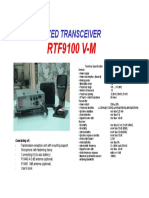 RTF9100 V-M: Fixed Transceiver