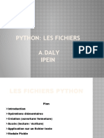 Les Fichiers Python