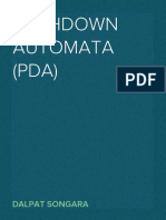 Pushdown Automata - Dalpat Songara