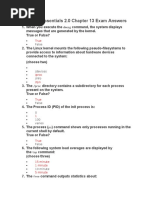 NDG Linux Essentials 2.0 Chapter 13 Exam Answers: Dmesg