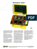Digital Ground Resistance Tester Model 4500: Technical Assistance (800) 343-1391 1 of 5