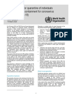 WHO 2019 nCoV IHR - Quarantine 2020.2 Eng PDF