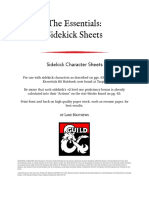 The Essentials: Sidekick Sheets