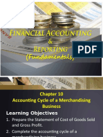 Chapter 10: Accounting Cycle of A Merchandising Business (FAR By: Millan)
