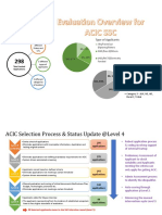 Understanding the multi-level screening process for ACIC applicants