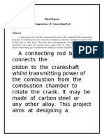 Connecting Rod Design and Analysis